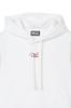 Diesel Sweatshirt Hoodie A15712RIAJH 100 White XS Women's F-REGGY HOOD-G3