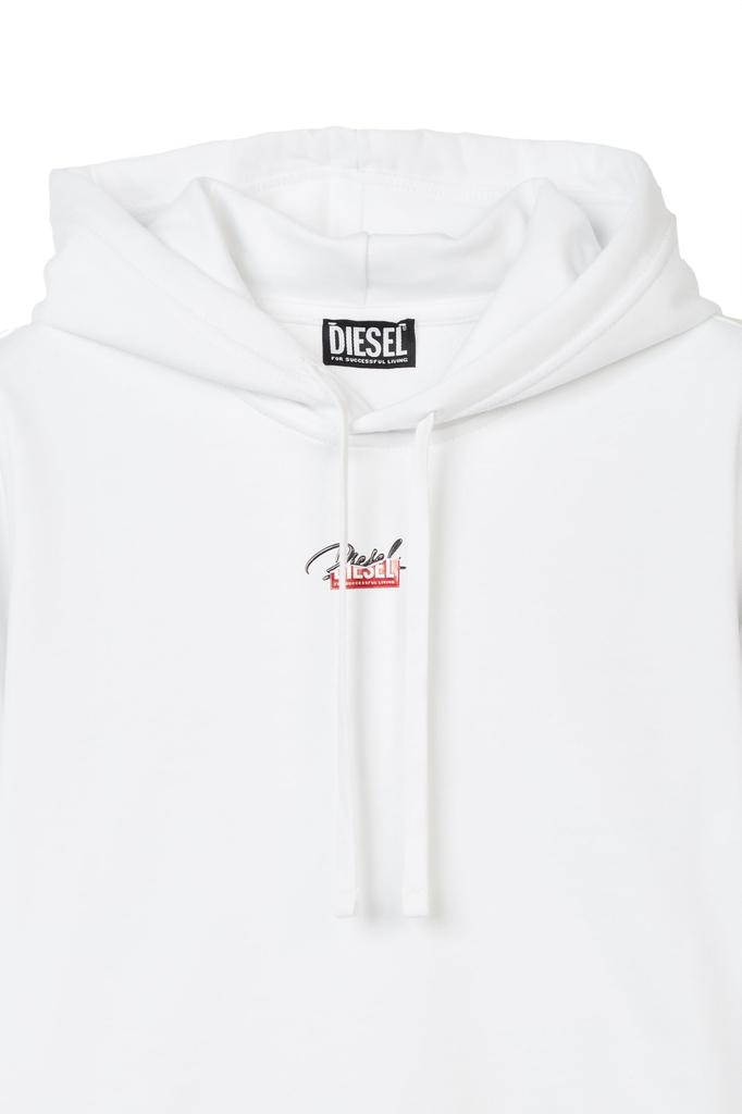 Diesel Sweatshirt Hoodie A15712RIAJH 100 White XS Women's F-REGGY HOOD-G3
