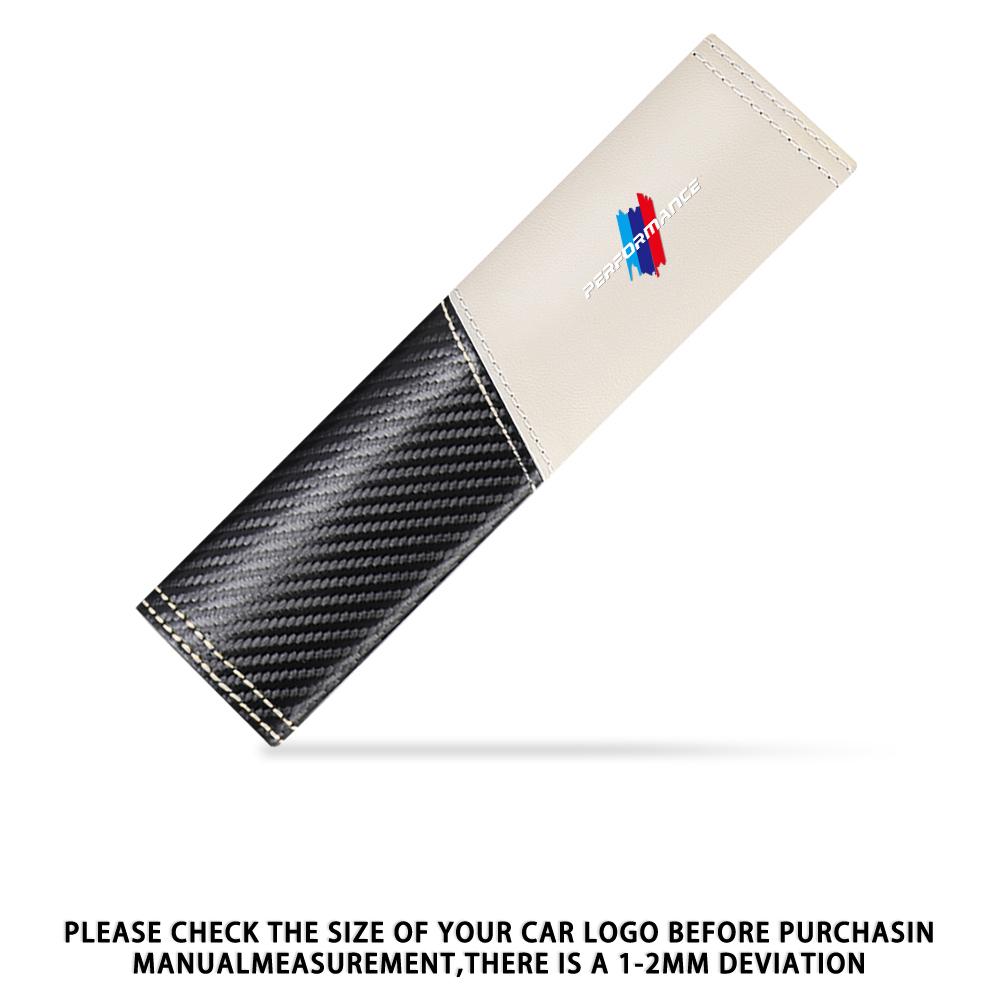 2pcs Carbon Fibre Seat Belt Covers Car Shoulder Pad Seat Belt For BMW E46 E90 E60 F30 E87 E36 F20 E92 Serie 1 Car Accessories