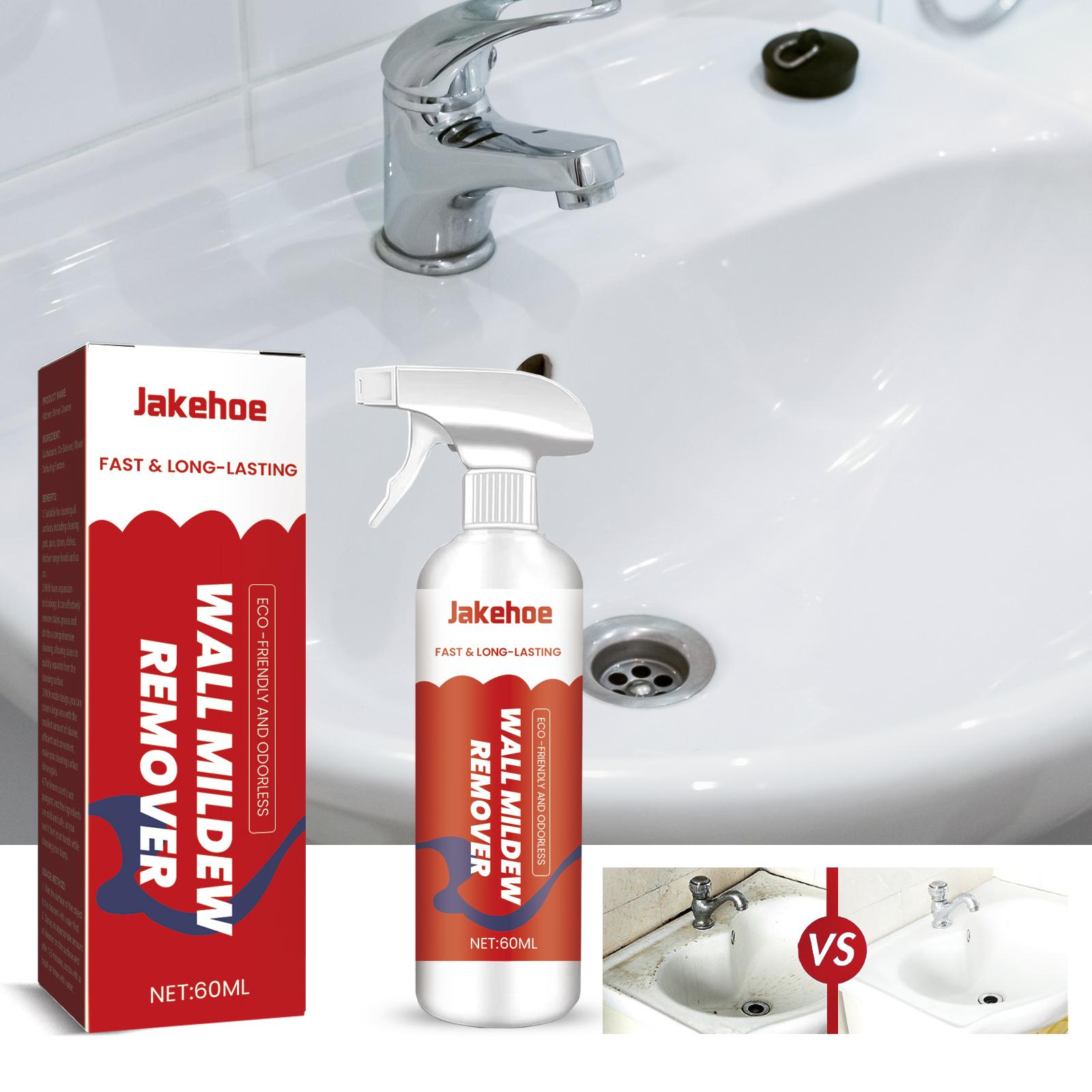 Mold Removal Spray Wall Mold Stain Remover Gap Foam Cleaning Bathroom Wall Kitchen Cleaning Agent Effective Mildew Removal Spray 60ml