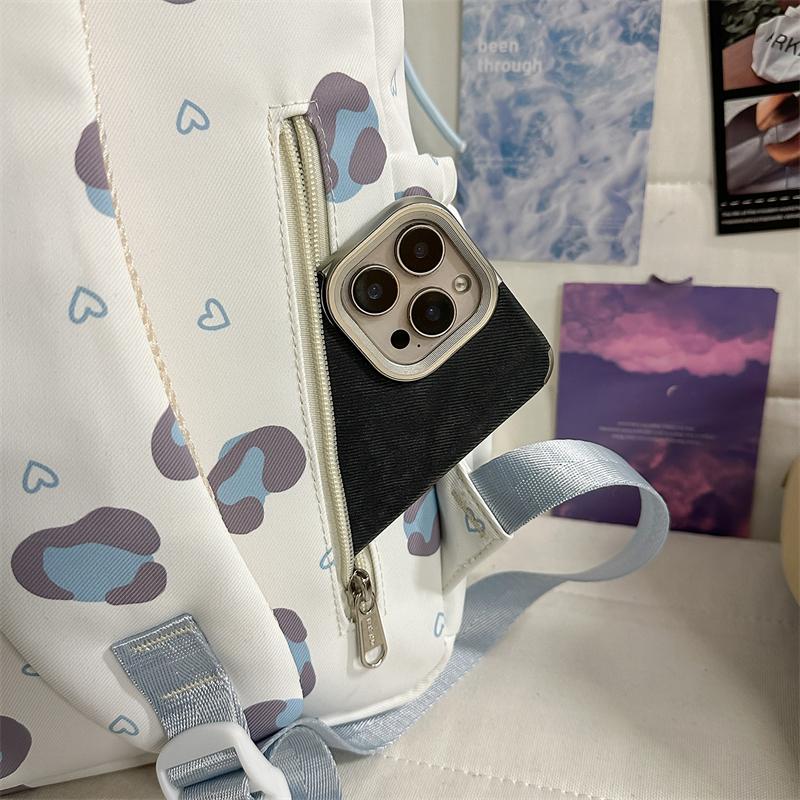 College Style Student Schoolbag Print Lightweight Backpack