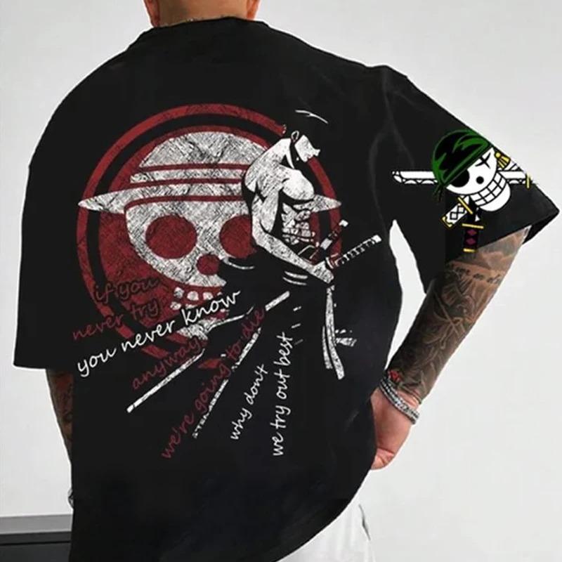 

Short sleeved men s summer college style round neck T-shirt top fashionable XS