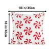 Breathable Bowknot Pillow Cover 45x45cm Plush Pillow Case Christmas Pillowcases  Christmas Decor
