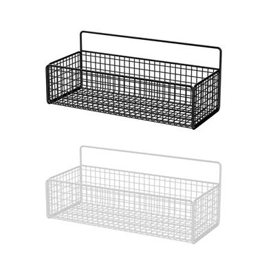 Cesti Appese da Parete Ferro Organizzatore Portaoggetti da Cucina Bagno Organizzatore da Parete per Lavanderia Garage Dormitorio Armadio Piano di Lavoro Palestra