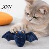 Pumpkin Cat Toy Halloween Theme Toy, Soft Ghost Bat Plush Cute Bite-resistant Stuffed Chew for Indoor Cats Boredom Relief Toys
