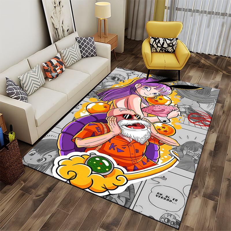 Anime Style Characters Carpet suitable as a non-slip mat for the living room or bedroom sofa