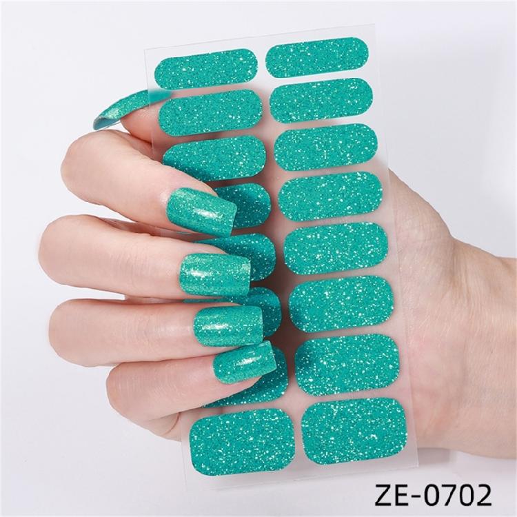 Gels Nail Strips Selff-Adhesive Gels Nail Stickers Solid Color Nail Art Stickers Nails Polish Wraps Nail Stickers