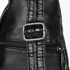 Chest Bag Women's Soft Leather Shoulder Bag Vintage Crossbody Bag