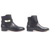 Hermes Short Boots Neo Kelly Buckle Black Leather Women 37 Used