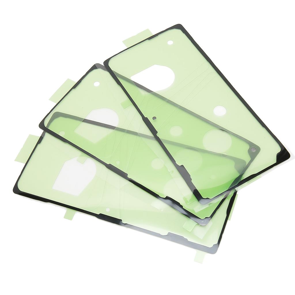 Battery Back Cover Sticker Pre Cut Double Sided Phone Battery Rear Cover Adhesive for Galaxy Note 20 Ultra 5G N986 3pcs