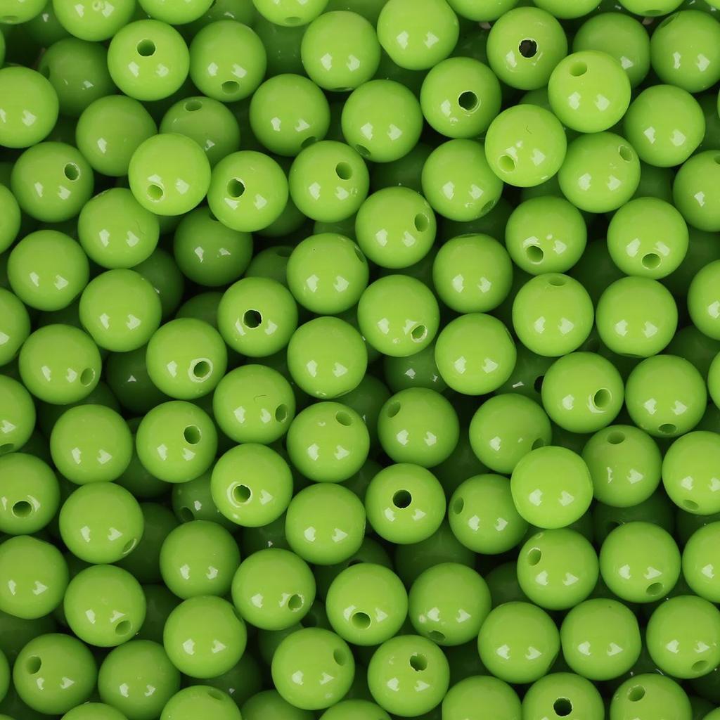 Spring Color Acrylic Beads for Children's DIY Projects