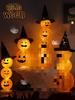 Halloween Light-Up Pumpkin Lantern Decorations for Storefronts & Bars