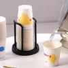 Elegant Disposable Cup Holder-sturdy Paper Cups for Efficient Storage Organizer-perfect for Spa Home, Office Coffee Shop Use