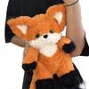Adorable Big Tail Fox Plush Toy Stuffed Animal Soft Cuddly Comfort Doll