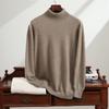 Cashmere Sweater Turtleneck Pullover Thickened Sweater Youth with Warm Cashmere Men Inside