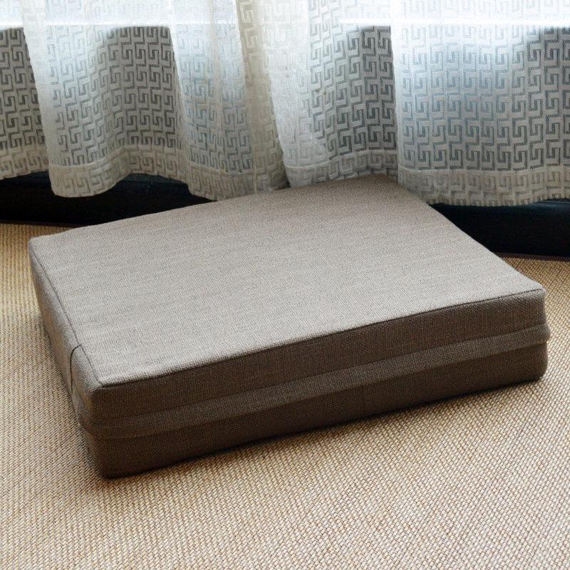 Washable Thickened Four Seasons Japanese Tatami Square Seat Cushion for Floor and Coffee Table.