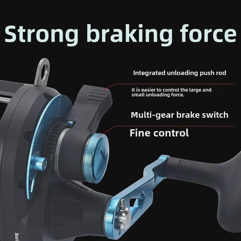 Kemalong Double Speed Metal Sea Fishing Reel - Anti-Seawater Drum Wheel
