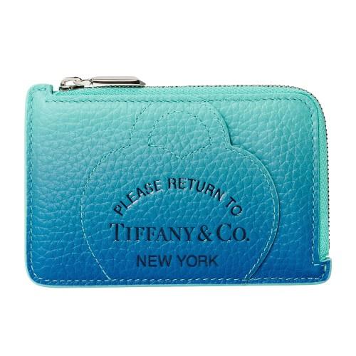 Tiffany & Co Skórzany Etui na Karty Ombre