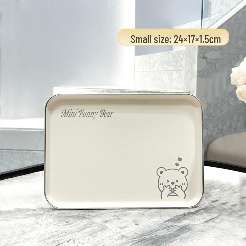 Ins Style Rectangular Plastic Serving Tray