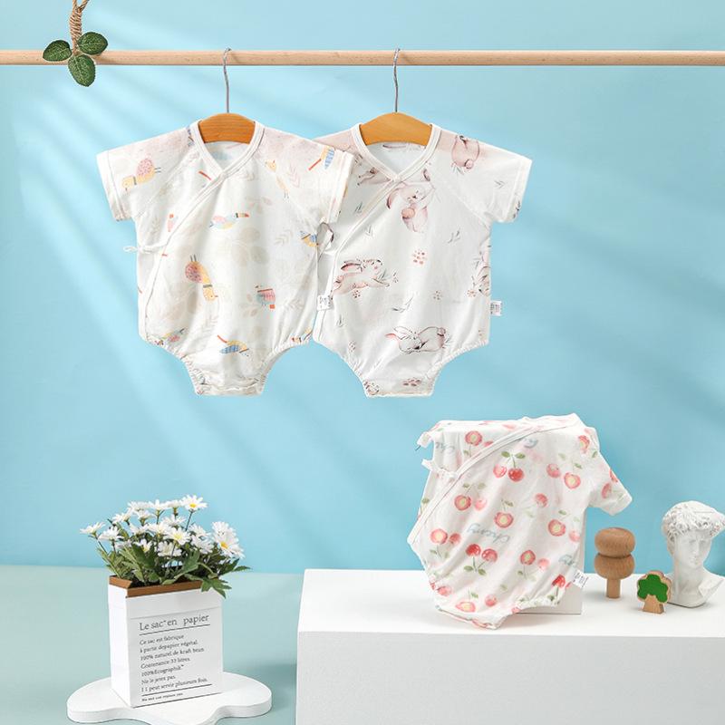 

Summer Baby Boneless Cotton Romper for Boys & Girls - Newborn Triangle Climber Outing Outfit 80cm