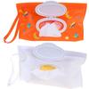 2Pcs Portable Wet Wipes Dispenser Holder Wipes Bags Case Pouch Reusable Refillable Travel Wipes
