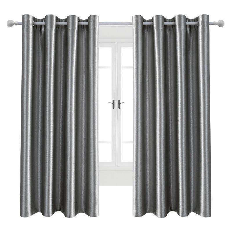 Brocade Silk Cotton Black And White Nylon Full Blackout Finished Curtains Prague Curtains Window Screens