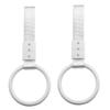 VEMART 2X Ring Handle Strap Charm Round JDM Leather Ring Subway Train Bus Handle Strap Charm Drift