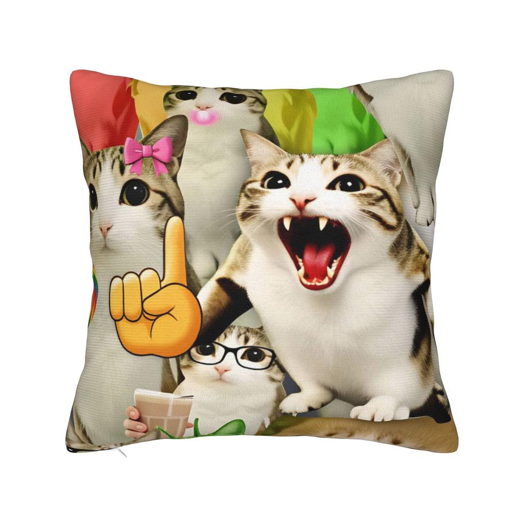 Kissenbezug Meowl Lustige Süße Katze Eule Vintage Kissenbezug Für Wohnzimmer Stuhl Kissenbezüge