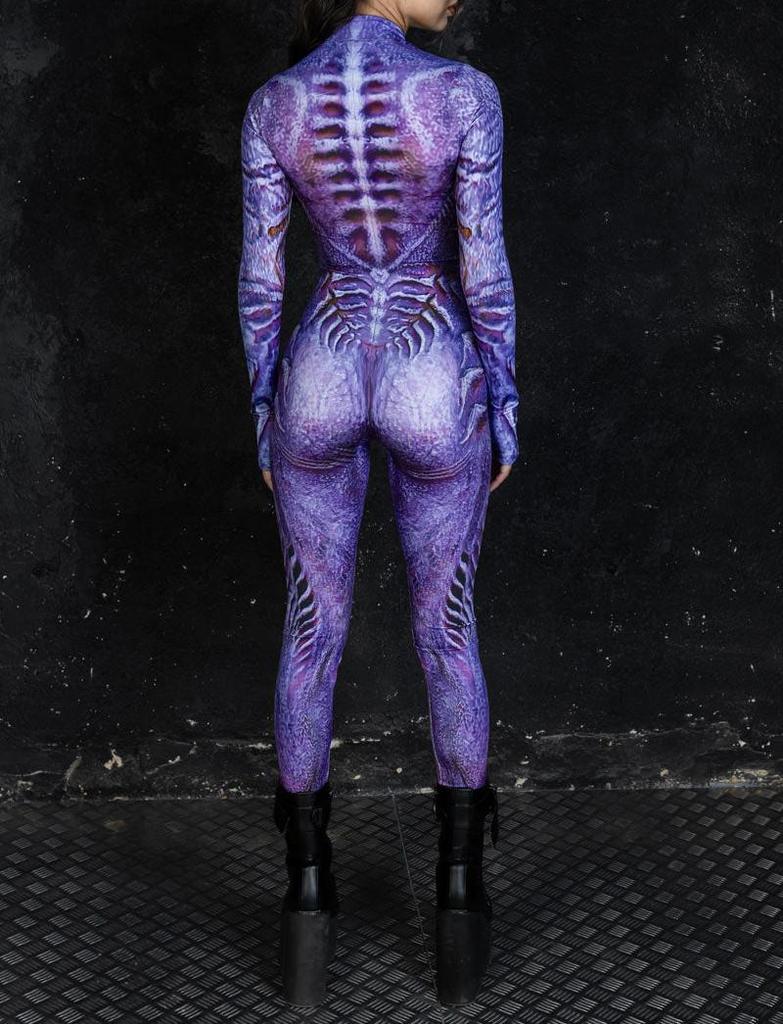 Fantasias de Palco com Impressão Digital 3D para Adultos Eventos de Halloween Festa Temática de Carnaval Roupa de Cosplay Jogo de Faz de Conta Macacão