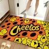 Food C-Cheetos Floor Mat Soft Flannel Floor Mat Suitable for Entryways, Living Rooms, Bedrooms, and Bathrooms