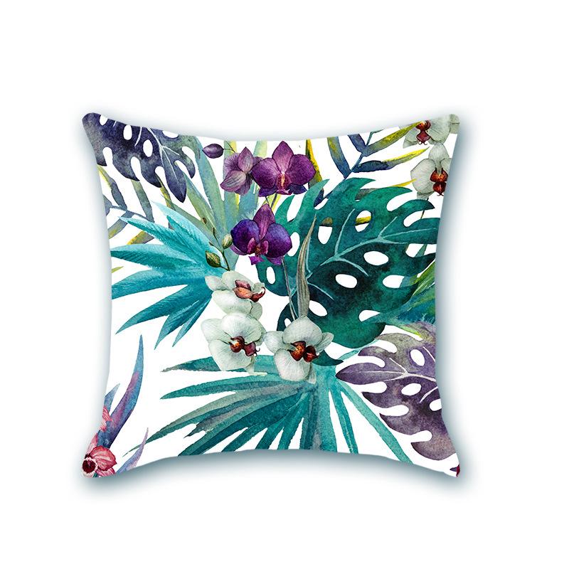 Nordic Floral Soft Pillowcase for Sofa, Office, or Bedside Decor