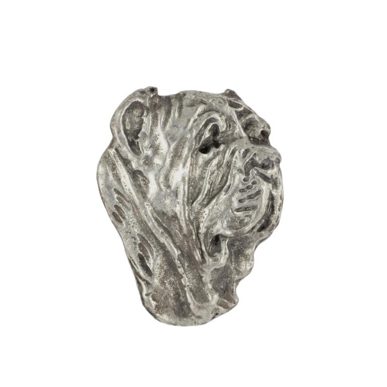 Neapolitan Mastiff, Mastino Napoletano II - Dog brooch in a gift box, elegant pin, lapel pin for Art-Dog brand jacket