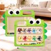 Wooden Double-Sided Magnetic Dinosaur Maze & Cognitive Toy