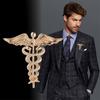 Men's Fashion Suit Brooch Simple Diamond Tassel Metal Wedding Dress Suit Brooch Collar Pin