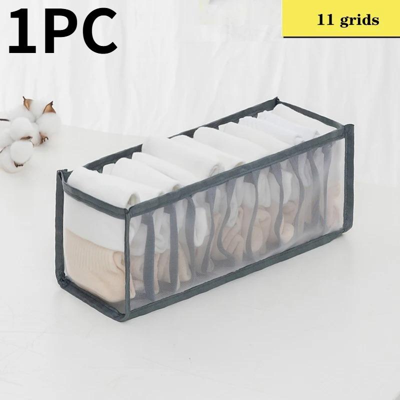 Underwear Sock Organizer Box Multi-functional Foldable Closet Organizers Drawer Divider Storage Boxes For Underpants Socks Bra