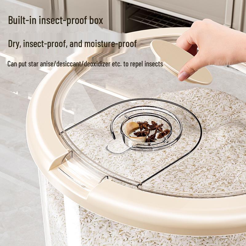 2025 Moisture-Proof Sealed Rice & Flour Storage Container