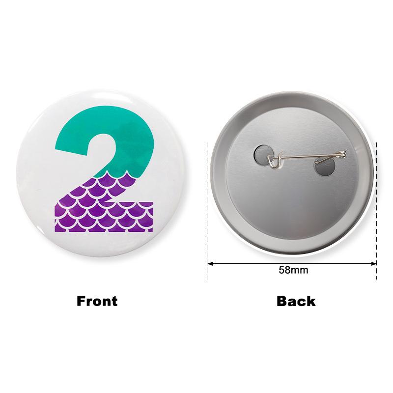 Theme Party Badge Happy Birthday Birthday Digital Badge 