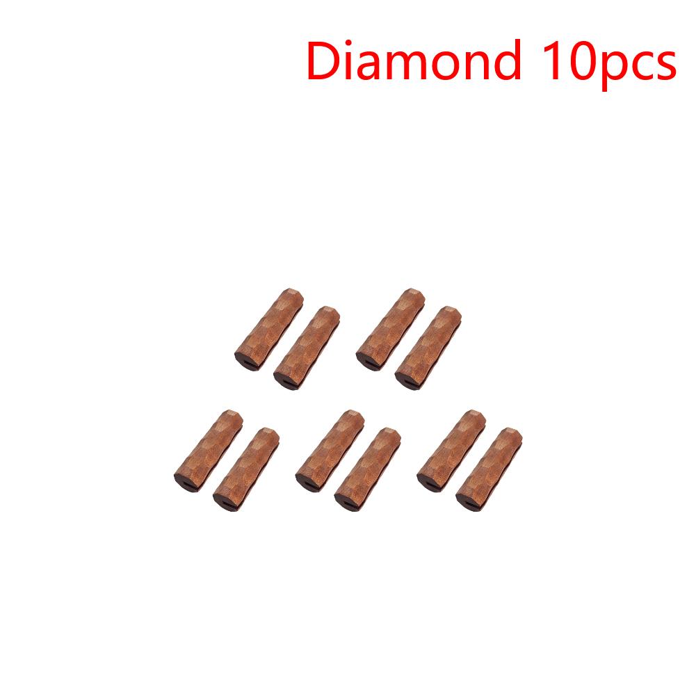 4-10Pcs Sapele BBQ Pan Handle Anti Scald Pan Insulated Grip Portable BBQ Plate Handle for Sauce Pan Sauteing Grilling Pan