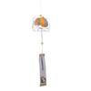 1pcs Transparent Glass Cat Pattern Wind Chime Creative Japanese Cat Pendant Home Garden Hanging Decor DIY Gift
