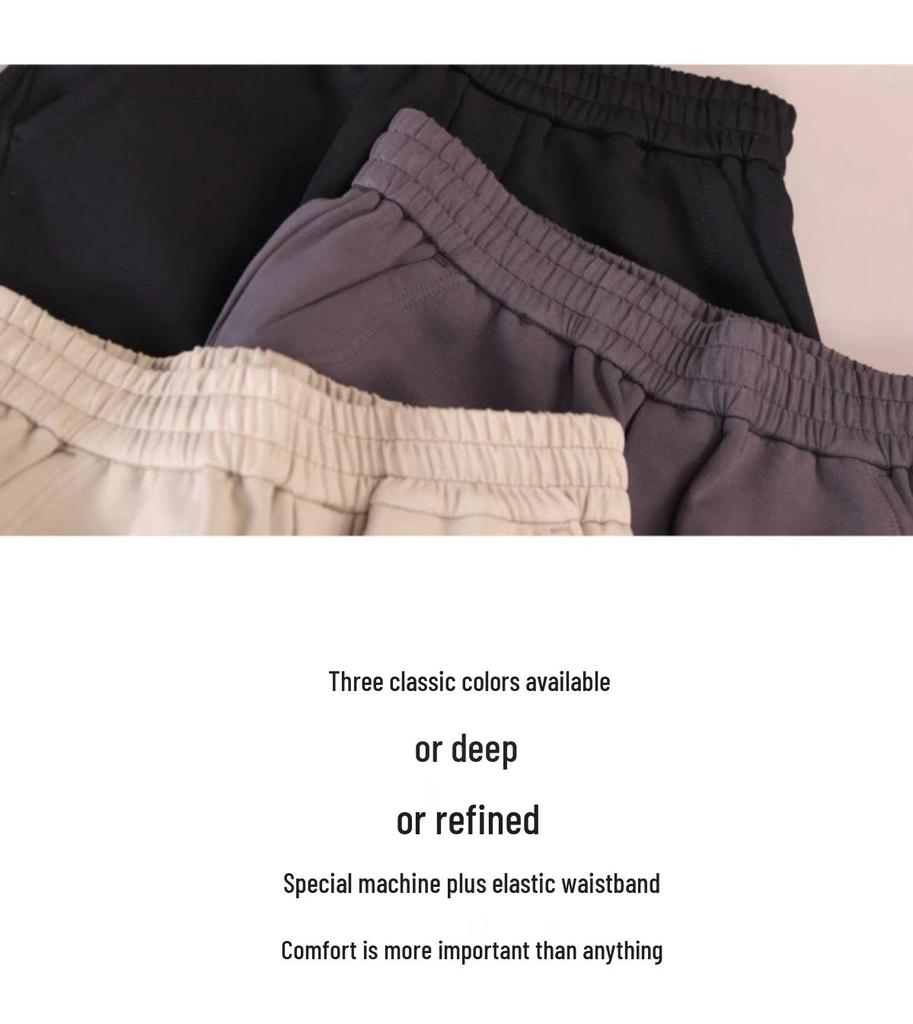 Men's Chinese Style Loose Casual Pants - Thick Autumn/Winter Long Trousers, Plus Size, National Tide Sportswear