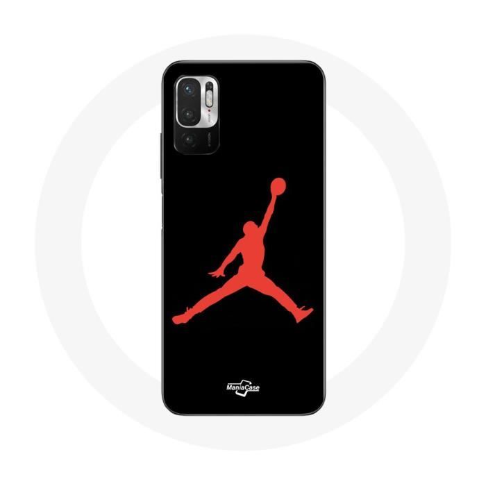Coque - Xiaomi - Redmi Note 10 5G - Logo Michael Jordan - Rouge - Souple