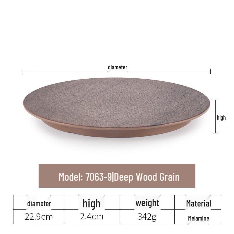 Japanese Style Melamine Round Plate