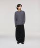 SIGNATURE Wide Curved Dart Corduroy Pants [Black]