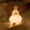 Dimmable Touch Sensor Lamp Cartoon Animal Night Lamp Cute Duck Night Light  Book Lights