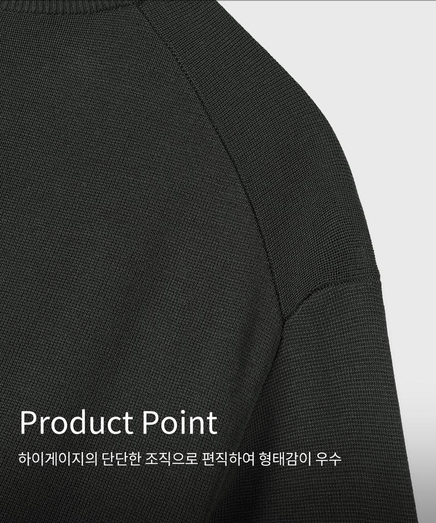 KIIMUIR (Collar Or Round) Linen-Like Half Knit 2 Types (Type A)