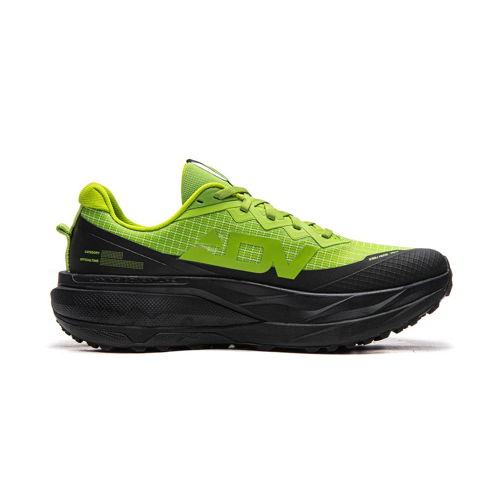 Li Ning De Lucas Dämpfung Rutschfest Abriebfest Rückprall Niedriger Schaft Laufschuhe Unisex Grün ARNW009-1