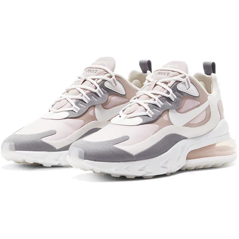 Nike Air Max 270 React Plum Chalk Stone Mauve Women's Sneakers Casual Shoes CI3899-500