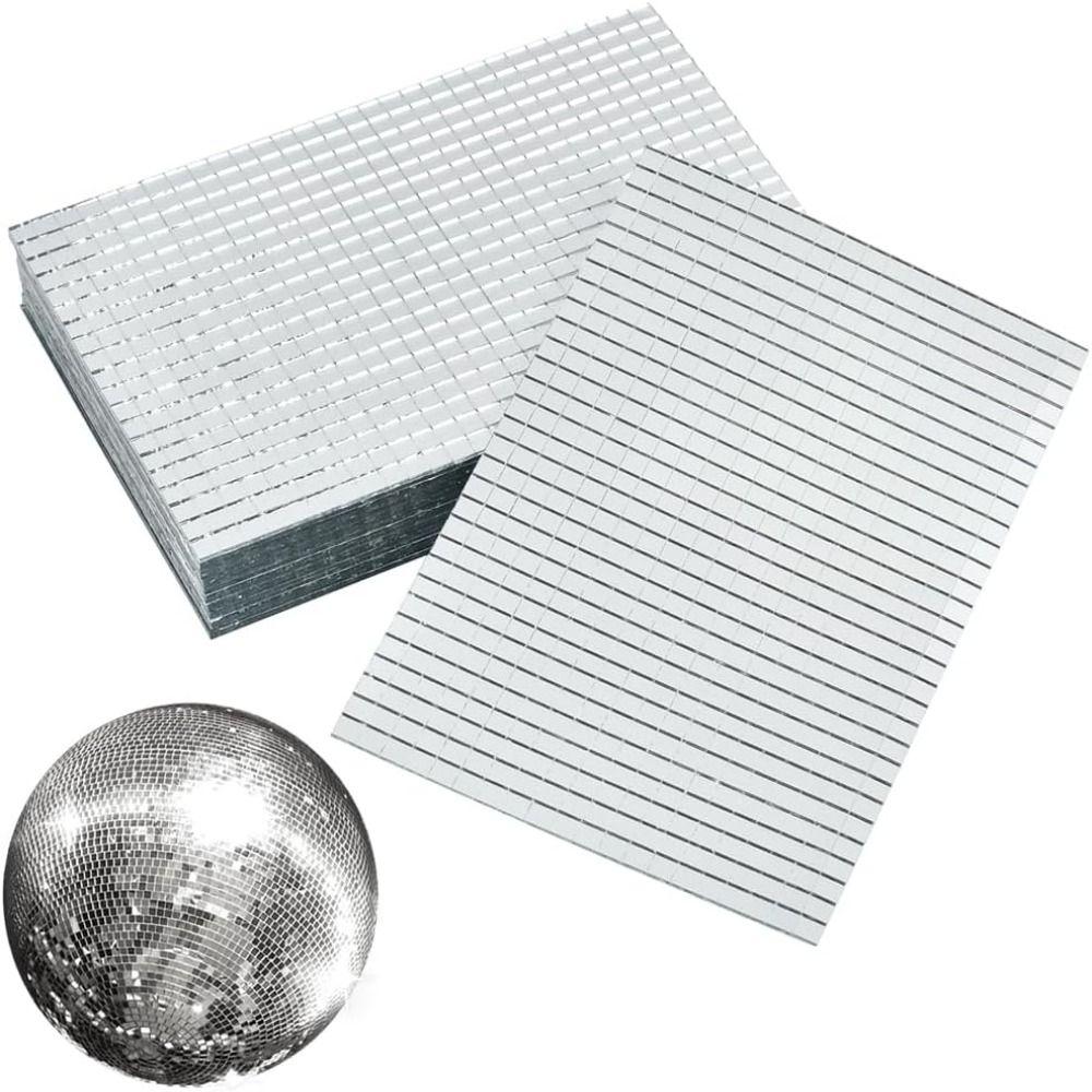 Flexible Sheet Mosaic Mirror Tiles Reflective Surface DIY Mirror Mosaic Sheets Home Decoration