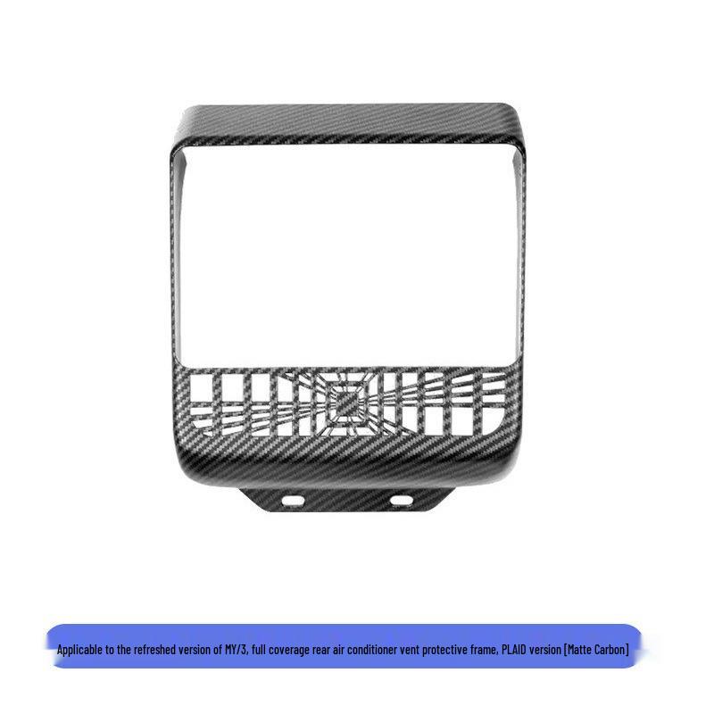 Rear Air Conditioning Vent Cover for Tesla Model Y/3/YL - Interior Decorative Accessory