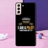 Aviation Aeroplane Pilot Cockpit Phone Case For Samsung Galaxy S24 Ultra S25 Ultra S9 S10 S20 S21 S22 Plus S23 S24 FE Cover